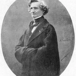 Hector Berlioz Print - French Composer 1803-1869 Hector Berlioz Print - French Composer 1803-1869