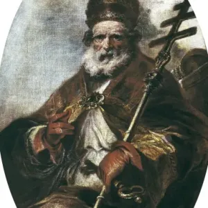Herrera's Pope Saint Leo Print, 1660, Oil on Canvas Herrera's Pope Saint Leo Print, 1660, Oil on Canvas