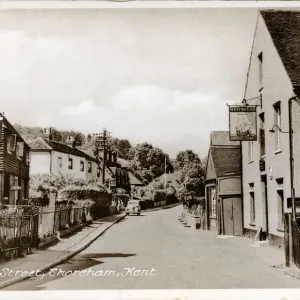 High Street, Shoreham, Kent Print, 1910s High Street, Shoreham, Kent Print, 1910s