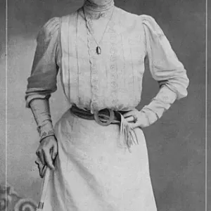 Lady Redesdale in Yachting Costume Print, 1907 Lady Redesdale in Yachting Costume Print, 1907