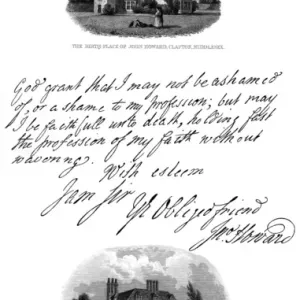Howard's Birthplace and Residence, Print, 1726 Howard's Birthplace and Residence, Print, 1726