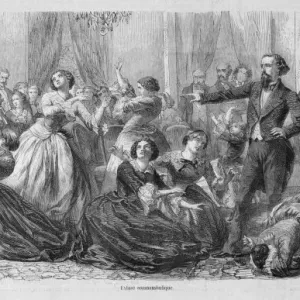 Hypnosis in Parisian Salons Print Hypnosis in Parisian Salons Print