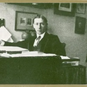 Igor Stravinsky at his desk Print Igor Stravinsky at his desk Print