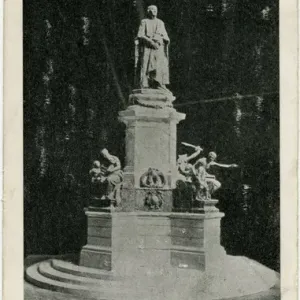 Gladstone Statue Print - November 4th, 1905 Gladstone Statue Print - November 4th, 1905