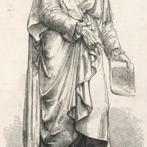 Sir Isaac Newton Print: Statue in Grantham, Inaugurated 1858 Sir Isaac Newton Print: Statue in Grantham, Inaugurated 1858