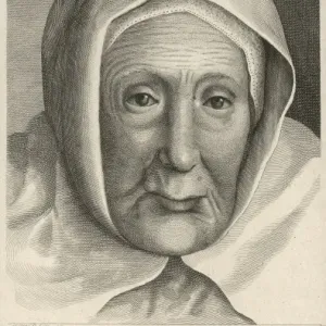 Portrait of Isobel Walker, Aberdeen Lady, 19th Century Print Portrait of Isobel Walker, Aberdeen Lady, 19th Century Print