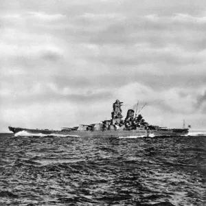 The Japanese Battleship Yamato Print, c.1942 The Japanese Battleship Yamato Print, c.1942