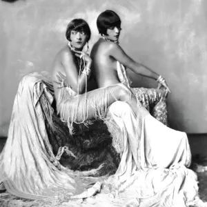 The Dolly Sisters, New York Print 1924