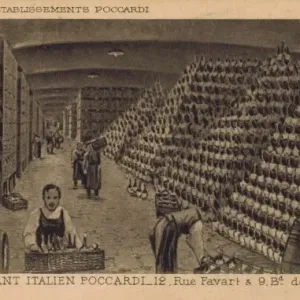 Cantina di vino del ristorante Poccardi, Parigi Cantina di vino del ristorante Poccardi, Parigi