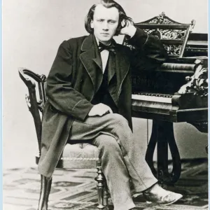 Young Johannes Brahms Print Young Johannes Brahms Print