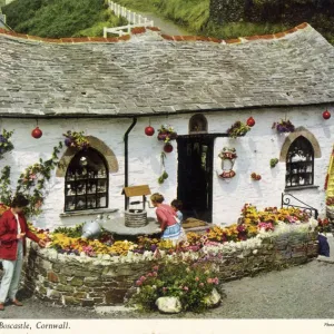 The Pixie Shop, Boscastle Print circa 1970s The Pixie Shop, Boscastle Print circa 1970s