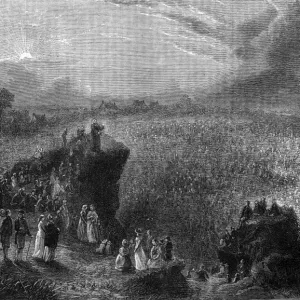 John Wesley Preaching Print, Cornwall 1762 John Wesley Preaching Print, Cornwall 1762