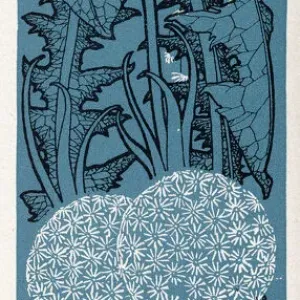 Jugendstil Dandelions Print Jugendstil Dandelions Print