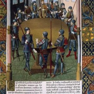 King Arthur and the Knight of the Round Table Print King Arthur and the Knight of the Round Table Print