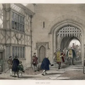 Print of King Henry VIII at Hever Castle