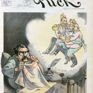 Rudyard Kipling's Nightmare, 1903 Print Rudyard Kipling's Nightmare, 1903 Print