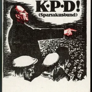 KPD Print 1919 Election Poster KPD Print 1919 Election Poster