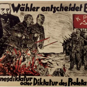 Mid 1920s German Communist Party Print Mid 1920s German Communist Party Print