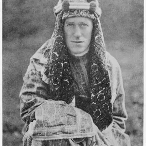 Print of Lawrence in Arab Costume Print of Lawrence in Arab Costume