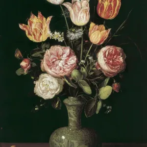 Velvet Bruegel Still Life Print - Flemish Oil on Canvas Velvet Bruegel Still Life Print - Flemish Oil on Canvas