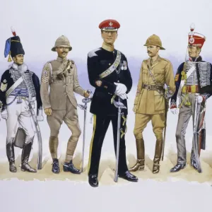 The Light Dragoons 1790 - 1992: Evolution of Uniforms Print