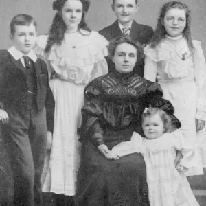 Lloyd George Family Print 1914 Lloyd George Family Print 1914