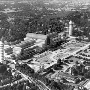Aerial View of Crystal Palace Print, 1936 Aerial View of Crystal Palace Print, 1936