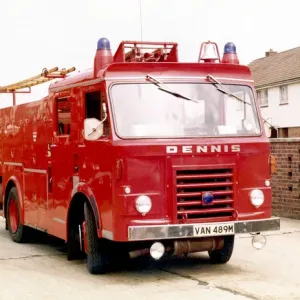 London Fire Brigade Dennis Diesel Compact Pump Print London Fire Brigade Dennis Diesel Compact Pump Print
