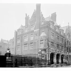 Manchester Square Fire Station Print 1888 Manchester Square Fire Station Print 1888