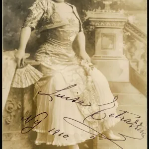 Luisa Tetrazzini Print, 1909 Luisa Tetrazzini Print, 1909