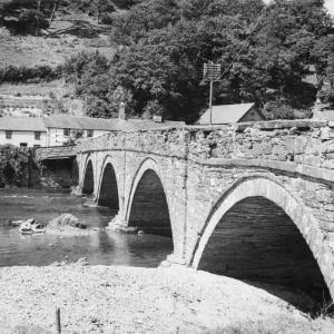 Machynlleth Bridge Print, circa 1805 Machynlleth Bridge Print, circa 1805