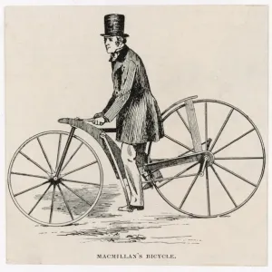 Macmillan's Early Bicycle Print Macmillan's Early Bicycle Print