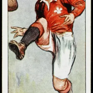 Male Welsh Rugby Player Print Male Welsh Rugby Player Print