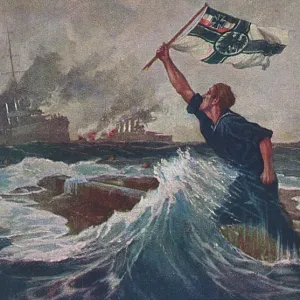 The Last Man Print: German Navy Officer's Courageous Stand