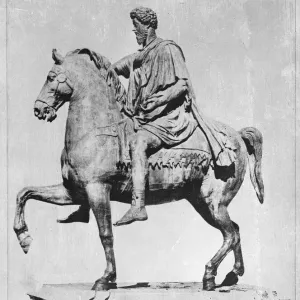 Marcus Aurelius Equestrian Statue Print Marcus Aurelius Equestrian Statue Print