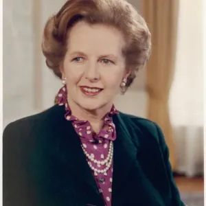 Margaret Thatcher Print: British Prime Minister Portrait Margaret Thatcher Print: British Prime Minister Portrait