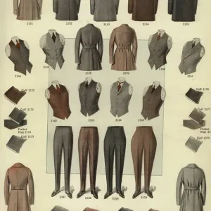 1920s Men's Fashions Print: Winter Outfits by Bruner Woolens 1920s Men's Fashions Print: Winter Outfits by Bruner Woolens