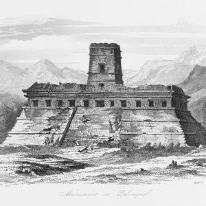 Palenque Palace Print Palenque Palace Print
