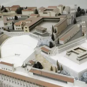 Model of Pergamum Print - Pergamon Museum, Berlin, Germany Model of Pergamum Print - Pergamon Museum, Berlin, Germany