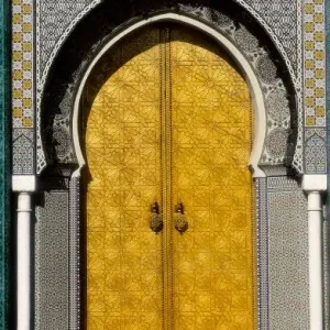 MOROCCO MOROCCO: Fes Royal Palace Door Print MOROCCO MOROCCO: Fes Royal Palace Door Print