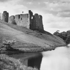 Morton Castle Print: 15th Century Scottish Keep Morton Castle Print: 15th Century Scottish Keep