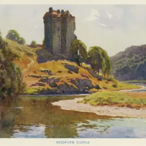 Neidpath Castle Print Neidpath Castle Print