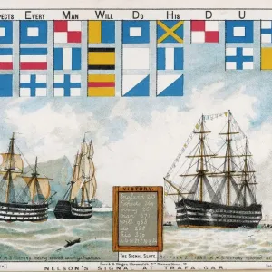 Nelson's Signal Print: England Expects Every Man to Do His Duty Nelson's Signal Print: England Expects Every Man to Do His Duty