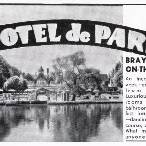 Hotel de Paris at Bray Print Hotel de Paris at Bray Print