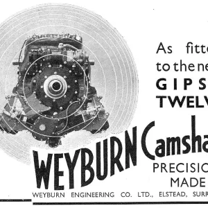 Weyburn Camshafts in Gipsy Twelve Engine Print Weyburn Camshafts in Gipsy Twelve Engine Print