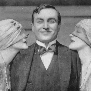 Vintage Print of The Dolly Sisters in His Bridal Night, 1916 Vintage Print of The Dolly Sisters in His Bridal Night, 1916
