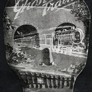 The Ghost Train Print, Thrills and Laughter on the Line