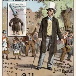A New Hat Now! Print circa 1890 A New Hat Now! Print circa 1890