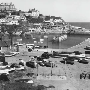 Newquay Harbour View Print, a 1950s photograph of the Cornish harbour Newquay Harbour View Print, a 1950s photograph of the Cornish harbour