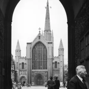 Norwich Cathedral Print: A 1278 Consecrated Landmark Norwich Cathedral Print: A 1278 Consecrated Landmark
